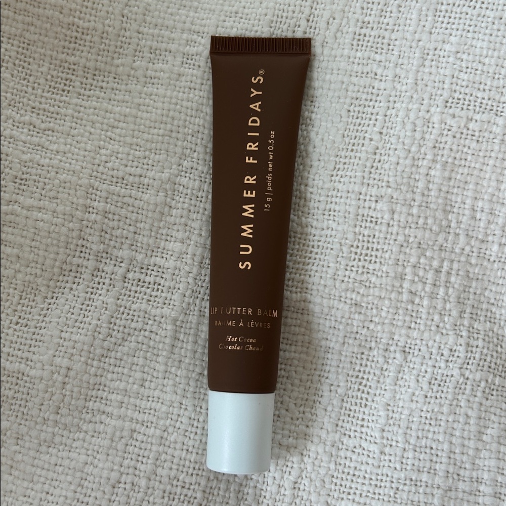 New Summer Fridays Hot Cocoa Lip Butter Balm - Limited Edition
